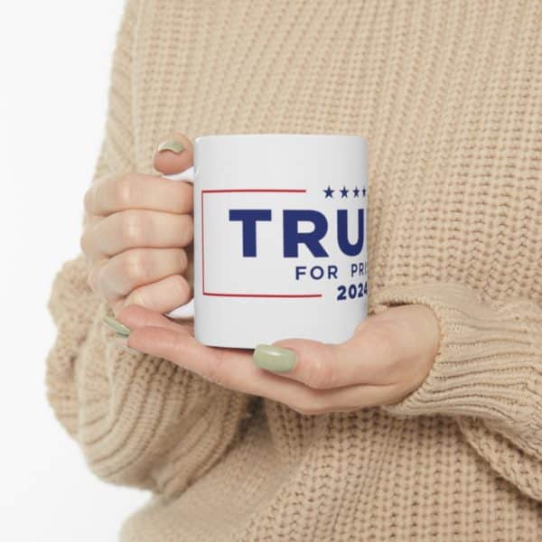 Trump for Prison 2024 Ceramic Mug 11oz - Image 10